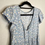Arizona Jean Co. Blue Daisy Floral Print Tiered Dress Womens Size M‎ Casual Size M Photo 2