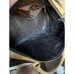 Authentic CELINE C Horse Carriage Hand Boston Bag Canvas Leather Brown Photo 9