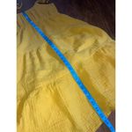 Lucky Brand Gauzy Tier Midi Dress Tie Strap NO SIZE ~Fits Large / L Measurements Photo 6