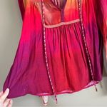 Anthropologie ✨ Conditions Apply Women’s Pink Orange Purple Gradient Ombre Top XS Photo 3