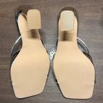 Pretty Little Thing Gold and Silver Heels with Ruched Detail Photo 1