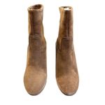 Ralph Lauren POLO Ankle Boots Size 9 Tan Suede Heeled Booties Brindley in Box Photo 2