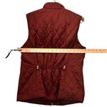 Croft & Barrow  Puffer‎ Vest Medium Red Quilted Gorpcore Photo 12