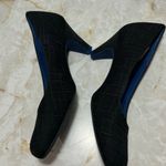 Betabrand On Your Mark Cut-Out Heels Comfort Black/Blue Size 8.5 Photo 9