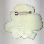 Russ Brand Vintage Leprechaun Shamrock Brooch Green Photo 3