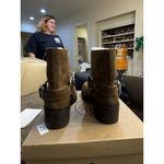 Ash 50mm Texas Suede Boots Women's Size 39 US @ 8.5 424144 Land Moto Boho Photo 5