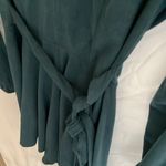 Altar'd State Altar’d State: Teal long sleeve, zip back, super soft romper with belt- size M Photo 2