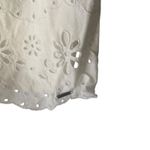 Hollister  Y2k Size Small‎ White Eyelet Babydoll Floral Cottagecore Feminine Top Photo 4
