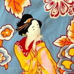 Natori  Geisha Garden Mandarin Tunic Top Large NWT V Neck Sleep Lounge Photo 2