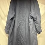 London Fog  blue longline trench coat Photo 4