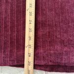 Hutch NWT  Wine Velour Rib Midi Skirt Side Slit Zipper Elegant Womens Sz S Photo 9