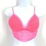 Victoria's Secret  Long Line Lacy Bralette in Coral‎ Photo 3