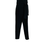 Anthropologie NEW Black Halo Harbor Strapless Jumpsuit Side Bow Cropped Ankle Length Black 0 Photo 9