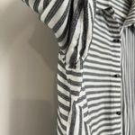 Soft Surroundings  Standout Shirt Cotton Blend Striped Button Front Tunic Top Lg Photo 9