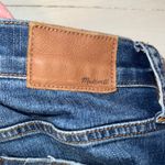 Madewell High Rise Blue Jeans with Distressed Details Photo 10