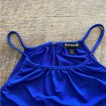 EXPRESS Blouse Royal Blue Sleeveless Small Office Preppy Bright Classy Photo 6