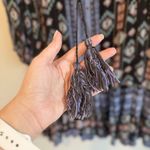 Anthropologie Holding Horses Boho Prairie Moon Mixed Media Tunic Dress S 1849 Photo 3