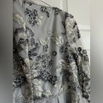 Mac Duggal Floral Embellished Illusion Sleeve Embroidered A-Line Gown- NWT Photo 9