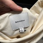 Reformation CELLO KNIT TOP Ivory White Size Small Photo 7