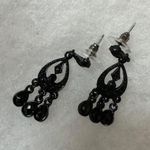 Vintage Black Dangly Earring Photo 2