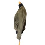 Free People  BOMBER JACKET OLIVE GREEN SIZE SMALL Photo 5