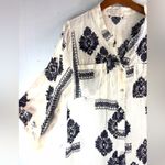 Millio Milano S Italian Linen Pocketed Button Down Shirt Dress White Photo 3