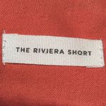 Ann Taylor LOFT THE RIVIERA SHORT CHEVRON METALLIC BLUE PINK WOMEN SIZE 6 Photo 3