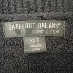 Barefoot Dreams  CozyChic Lite‎ Circle Shawl Cardigan in Black Photo 5