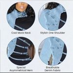 SheIn Stylish Denim Buckle Jacket Photo 4