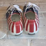 Superga  American flag lace up low cut sneakers Photo 3