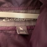 Eddie Bauer Women's Purple Trench Puffer Jacket Size Large Outerwear Coat Winter Photo 3