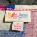 LuLaRoe Disney  small Irma loose knit tunic Donald Duck square pattern high low Photo 8
