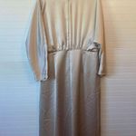 Antonio Melani  Harlow Satin V-Neck Long Sleeve Maxi Dress Photo 5