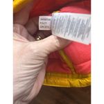 Smartwool  Smartloft Quilted Down Zip Short Skirt Sz Med MUSTARD YELLOW RARE Wool Photo 8