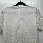 T Tahari Women's Lace Fairy Romantic Classic Garden Party Office Top Size Small Photo 7
