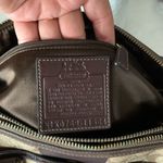 Coach Vtg Signature Horse and Carriage Print Brown and tan Bag and Wallet Set Photo 8