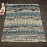 Simply Noelle Blue and Gray Knit Infinity Scarf NWT Photo 0