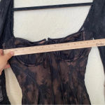 House Of CB House‎ of CB size S taller'Analissa' Black Lace Corset Dress NWOT Photo 5