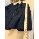 Evan Picone Evan-Picone Woman Plus 22W Jacket 4 Pockets Lapel Notch Collar Blue Long Sleeve Photo 9