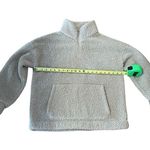 American Eagle Fuzzy Fleece Pullover Sweater Teddy Size S Fall Cozy Warm Photo 7