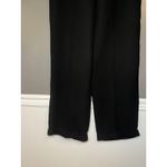 kim rogers  Pants Womens 14 Black Dress Slacks Elastic Waist Pockets Polyester Photo 2