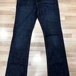 Old Navy The Diva Straight Leg Stretch Denim Jeans, Dark Wash Blue, Size 6 Long Photo 5