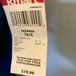 basic editions NWT Womens Basic Edition Velour Holiday Pants - Blue Small Photo 4