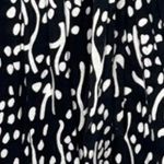 Diane Von Furstenberg DVF  Wrap Dress XS Black White Geometric Italy 1970 Vintage Photo 5