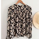 Sézane | Sezane | Linon Blouse in Black & White | Sz 34 / US Sz 2 Photo 8