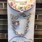 New Memory‎ Maker silver photo frame charm bracelet Photo 0
