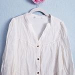 Baltic Born Breanna Button Down Cream Midi Dress Photo 3