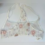 Intimately by Free People So Into You Embroidered Bralette In White Size S‎ Pink Photo 3