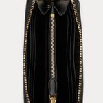 Ralph Lauren Leather Continental Wallet in Black, New w/Tag Retail $150 SOLD OUT Photo 2