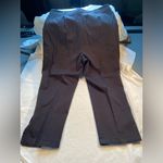 Saks Fifth Avenue‎ Real Clothes, Capri Black Cotton slacks, size 16 Photo 9
